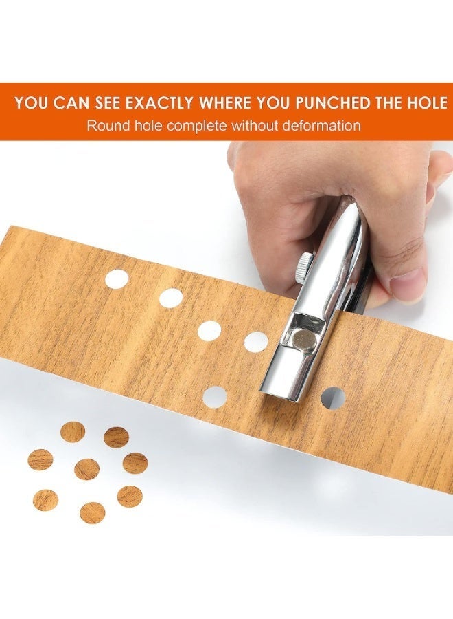 ChicAbode Hole Punch, 4mm Single Hole Punch, Heavy Duty Hole Puncher Single, Paper Punch, Portable Hand Held Long Hole Punch, for Paper Cards Plastic Cardboard - Image 5